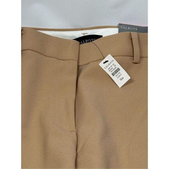 B30 - Talbots Hampshire Straight Leg Ankle Curvy Size 16 Curvy Petite NWT - Picture 6 of 12